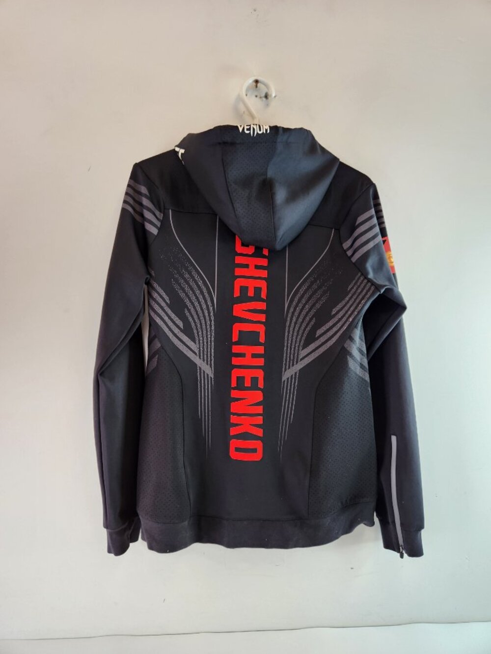 Venum UFC Fight Night 2021 Hoodie Shevchenko Activewear Black Grey YOU PICK SIZE - Picture 6 of 16